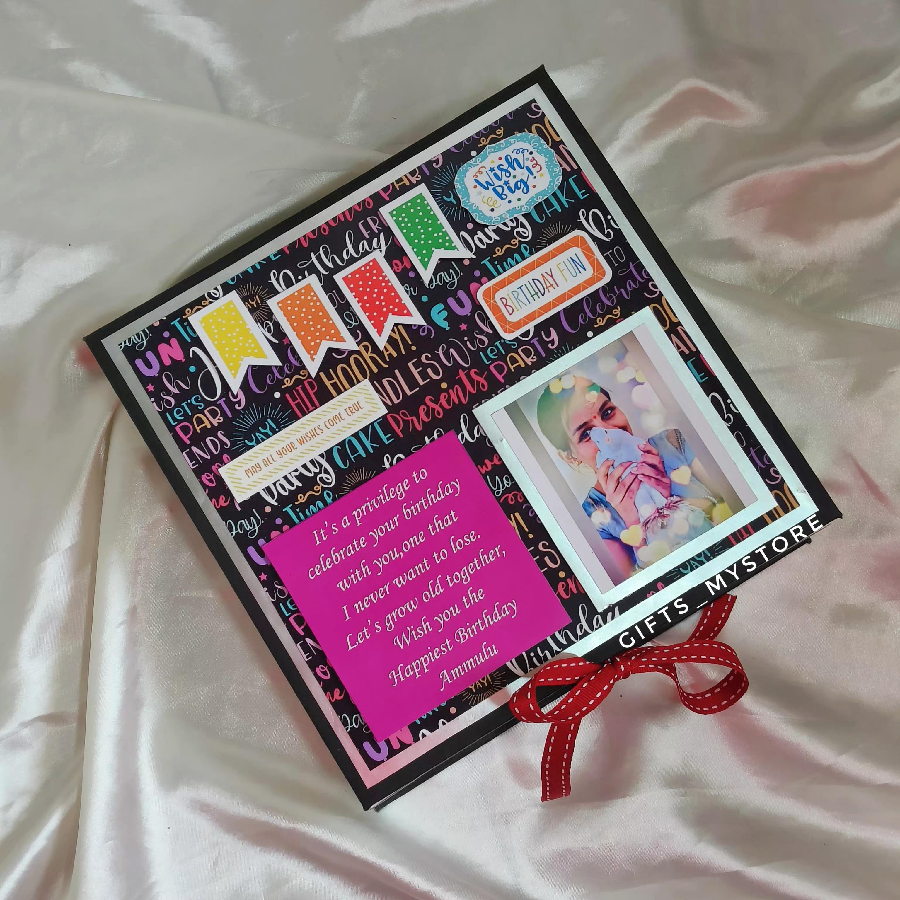 BOX FULL OF CHOCOLATE-BIRTHDAY THEME